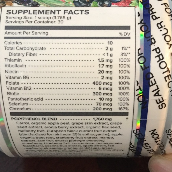 Vitals Reds-Dr. Gundry!!!Can't beat this price!!! - Picture 2 of 4